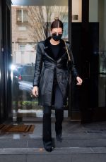 HAILEY BIEBER Leaves Her Apartment in New York 12/01/2020