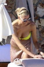 HEATHER RAE YOUNG in a Yellow Bikini in Mexico 12/19/2020