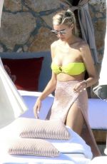 HEATHER RAE YOUNG in a Yellow Bikini in Mexico 12/19/2020