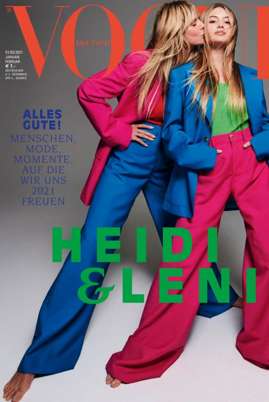 HEIDI and LENI KLUM in Vogue Magazine, Germany January/February 2021