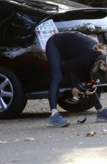 HELEN HUNT Out and About in Los Angeles 12/15/2020
