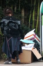 HELENA BONHAM CARTER Out and About in Hampstead 12/28/2020
