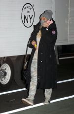 HILARY DUFF Arrives on the Set of Younger in New York 12/11/2020