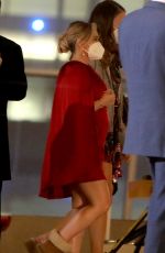 HILARY DUFF on the Set of Tounger at at JFK Airport in New York 12/14/2020