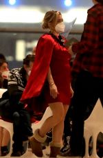 HILARY DUFF on the Set of Tounger at at JFK Airport in New York 12/14/2020
