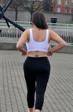 HOLLY HENDERSON Out Jogging in Liverpool 12/17/2020