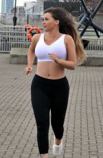 HOLLY HENDERSON Out Jogging in Liverpool 12/17/2020