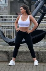 HOLLY HENDERSON Out Jogging in Liverpool 12/17/2020