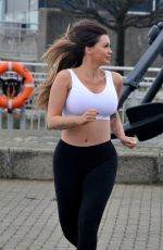 HOLLY HENDERSON Out Jogging in Liverpool 12/17/2020