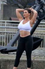 HOLLY HENDERSON Out Jogging in Liverpool 12/17/2020