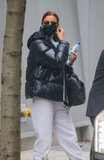 IRINA SHAYK Leaves Her Apartment in New York 12/04/2020