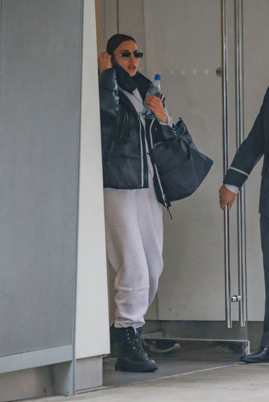 IRINA SHAYK Leaves Her Apartment in New York 12/04/2020