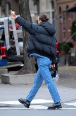 IRINA SHAYK Out in New York 12/02/2020