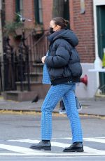IRINA SHAYK Out in New York 12/02/2020