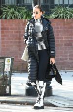 IRINA SHAYK Out Shopping in New York 12/11/2020