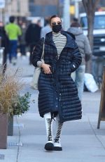 IRINA SHAYK Out Shopping in New York 12/11/2020