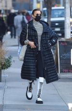 IRINA SHAYK Out Shopping in New York 12/11/2020