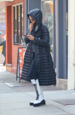 IRINA SHAYK Out Shopping in New York 12/11/2020