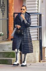 IRINA SHAYK Out Shopping in New York 12/11/2020