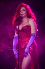 ISABELLA BLISS as Jessica Rabbit at Proud Embankment in London 12/09/2020