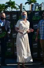IVANKA TRUMP at a Farmer to Families Food Box Distribution in Miami 12/22/2020