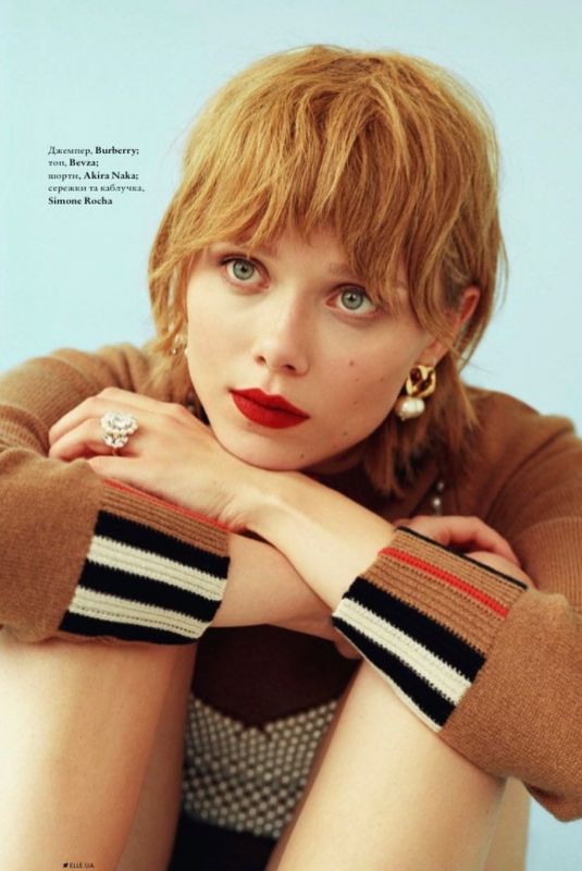 IVANNA SAKHNO in Elle Magazine, Ukraine December 2020