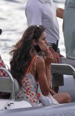 IZABEL GOULART at a Yach in St. Barths 12/29/2020