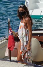IZABEL GOULART at a Yach in St. Barths 12/29/2020