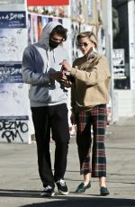 JAIME KING and Sennett Devermont at Flea Market in West Hollywood 12/20/2020