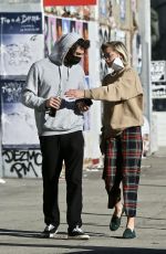 JAIME KING and Sennett Devermont at Flea Market in West Hollywood 12/20/2020