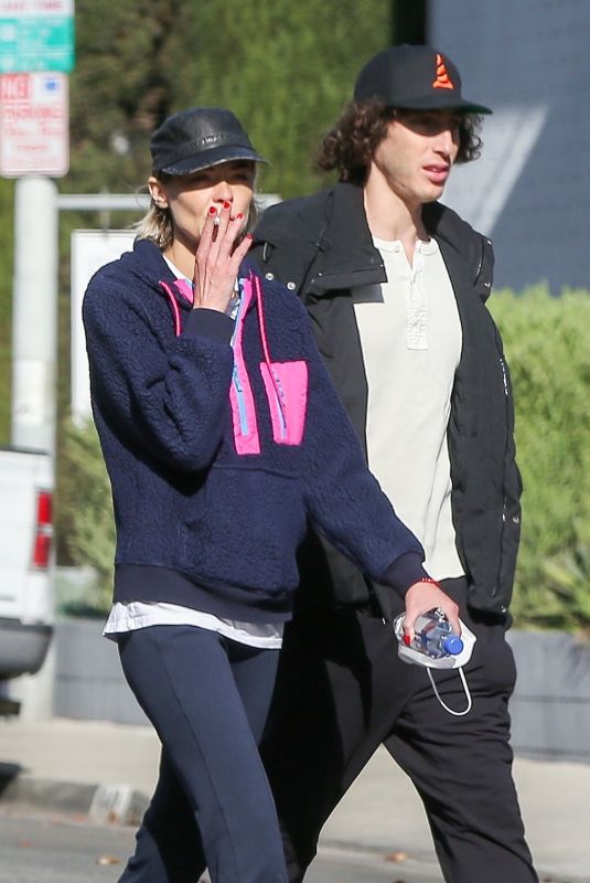 JAIME KING and Sennett Devermont Out in Los Angeles 12/12/2020