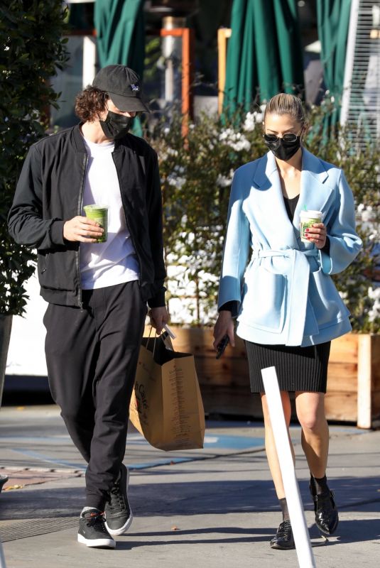 JAIME KING and Sennett Devermont Out in West Hollywood 12/29/2020
