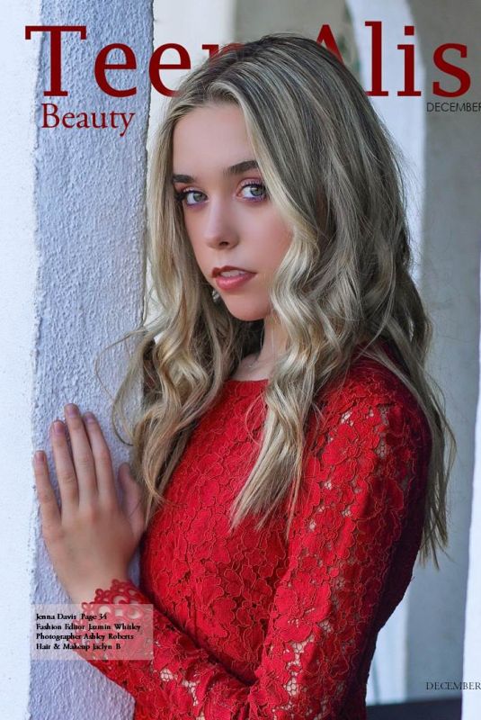 JENNA DAVIS in Teen A-list Magazine, December 2020