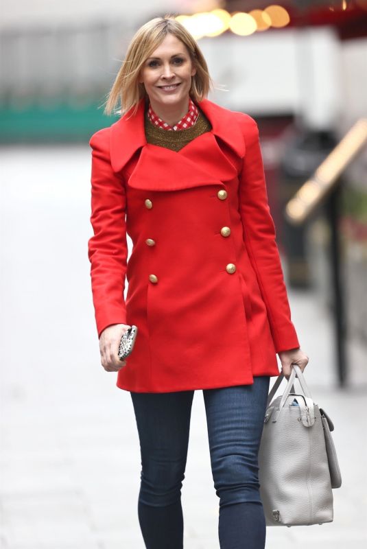JENNI FALCONER Arrives at Heart Radio in London 12/02/2020