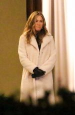 JENNIFER ANISTON on the Set of The Morning Show in Los Angeles 12/15/2020