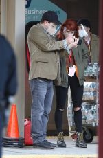 JENNIFER LAWRENCE and Leonardo DiCaprio on the Set of Don
