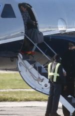 JENNIFER LOPEZ and Alex Rodriguez Arrives by a Private Jet in Miami 12/10/2020