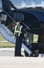 JENNIFER LOPEZ and Alex Rodriguez Arrives by a Private Jet in Miami 12/10/2020