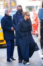 JENNIFER LOPEZ and Alex Rodriguez Leaves Their Apartment in New York 12/10/2020