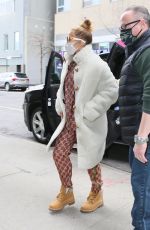 JENNIFER LOPEZ Arrives at a Studio in New York 12/30/2020
