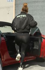 JENNIFER LOPEZ in Legging Leaves a Gym in Miami 12/26/2020