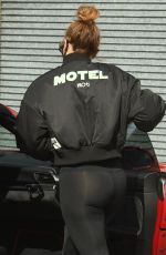 JENNIFER LOPEZ in Legging Leaves a Gym in Miami 12/26/2020