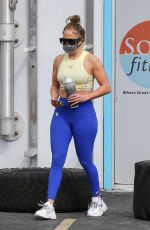 JENNIFER LOPEZ in Tights Arrives at a Gym in Miami 12/23/2020