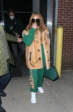 JENNIFER LOPEZ Leaves a Studio in New York 12/28/2020