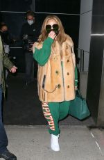 JENNIFER LOPEZ Leaves a Studio in New York 12/28/2020