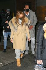 JENNIFER LOPEZ Leaves Rehearsal for Her New Year