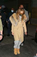 JENNIFER LOPEZ Leaves Rehearsal for Her New Year