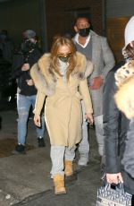 JENNIFER LOPEZ Leaves Rehearsal for Her New Year