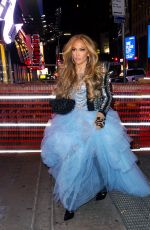 JENNIFER LOPEZ on the Set of Dick Clark