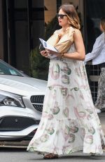 JESINTA FRANKLIN Leaves a Bakery in Rose Bay 12/03/2020